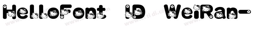 HelloFont ID WeiRan字体转换